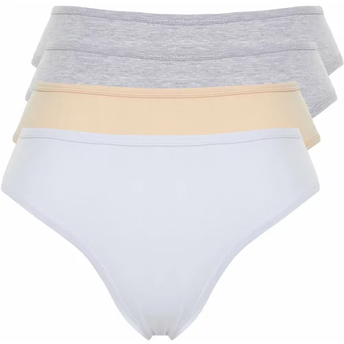 Trendyol Curve 2 Gray- 1 White- 1 Skin Packed Briefs