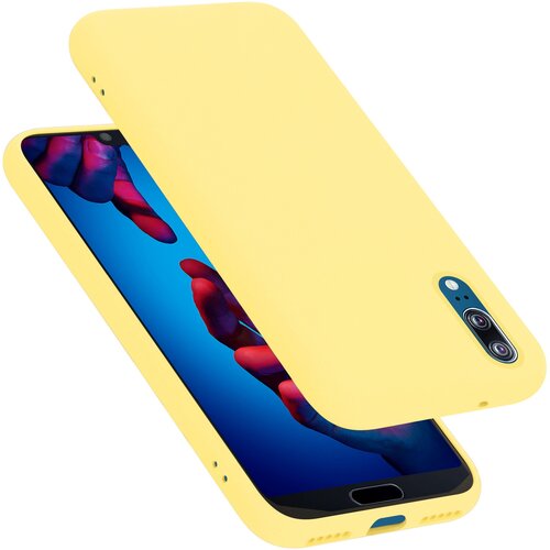 Cadorabo Ohi&scaron;je, združljiv s Huawei v tekoči rumeni - za&scaron;čitni pokrov, narejen iz fleksibilnega silikona TPU, (20595441) Cene