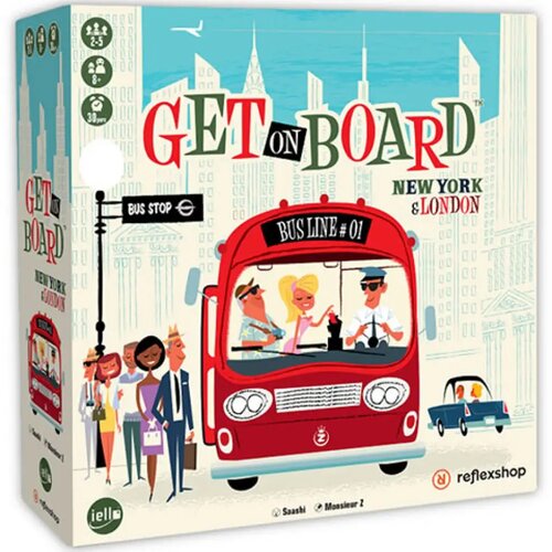 Asmodee GET ON BOARD društvena igra New York i London Cene
