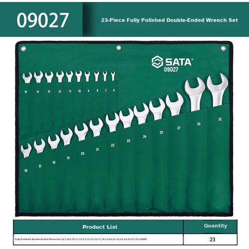  Sata Set kombinovanih ključeva 09027, 23 komada, 6-32mm Slike