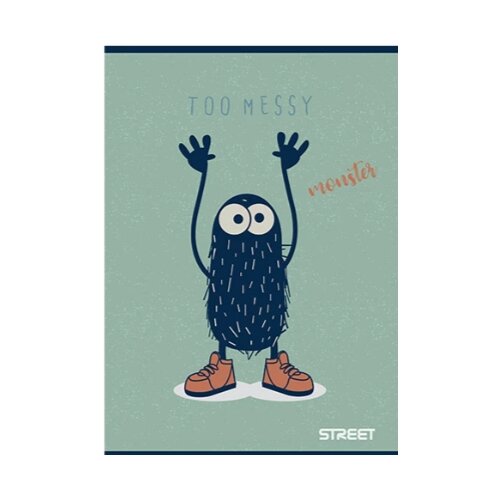 STREET sveska meka A5/54 dikto monsters Slike