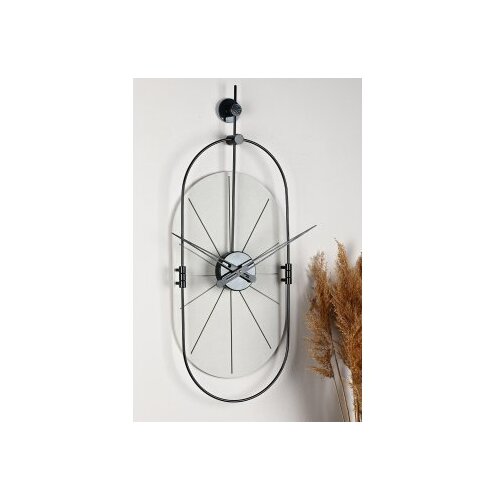WALLXPERT dekorativni metalni zidni sat sntr white Slike