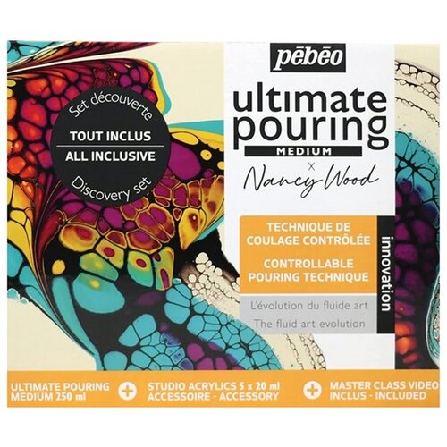 PEBEO set Ultimate Pouring (Akrilne barve za pouring tehniko) Slike