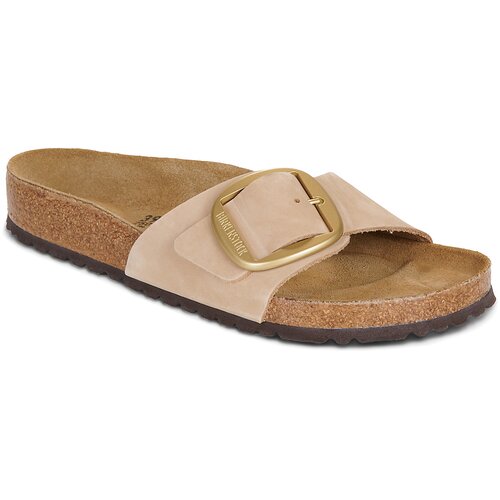 Birkenstock Natikači Madrid Big Buckle Bež Slike