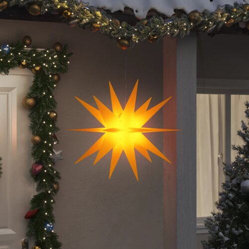  Božićno svjetlo s LED svjetlima sklopivo žuto 100 cm Slike