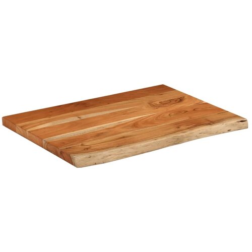  Kupaonska radna ploča 80x60x3,8 cm pravokutna od drva bagrema Slike