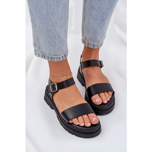 PS1 Women's Platform Sandals Black Evaretha Cene