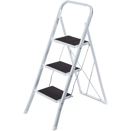  Kovinska gospodinjska preklopna lestev 2+1 (delovna višina: 2,7 m, nosilnost: 150 kg)
