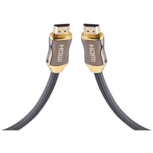 Cadorabo 1,5 M HQ HDMI kabel 2,0 / 1,4a visoka hitrost z Ethernet, najlonsko za&amp;scaron;čito, Ultra HD 4K - 3D Ready ARC 1080P / 2160P z zlatim priključkom v črni barvi, (20622101) Slike