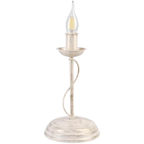  Stona lampa ANTON 1xE14/60W/230V bela patina Slike