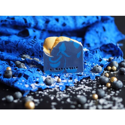 Almara Soap Fancy Blueberry Jam ročno izdelano milo 100 g Slike