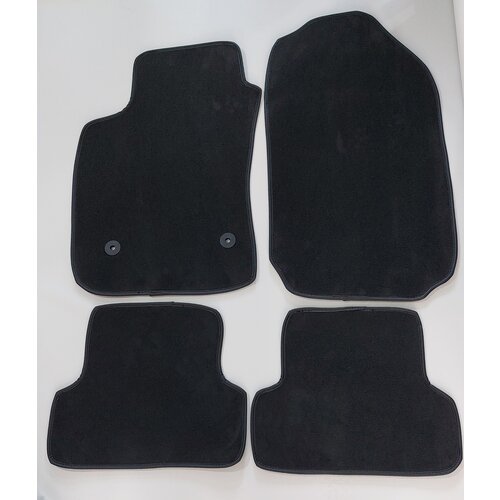 AKS LINE patosnice Tepih Standard Textile car-mat universal 4-piece e Sopo size 2 crne Slike