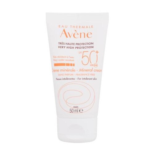 Avene Sun Mineral Cream SPF50+ vodootporna mineralna krema za lice za za&scaron;titu od sunca 50 ml unisex Cijene