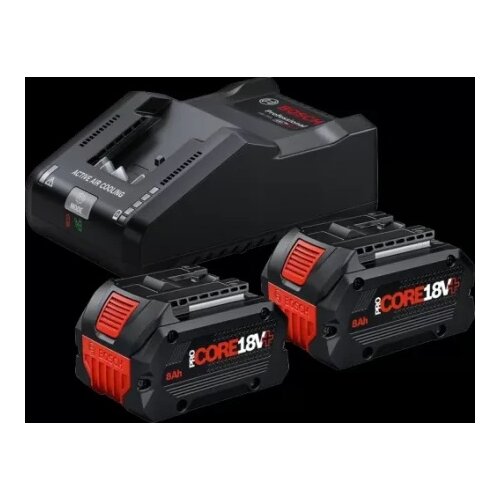 Bosch set 2x procore18v+ 8.0ah baterija + punjač gal 18v-160 c 1600a02x03 ( 1600A02X03 ) Cene