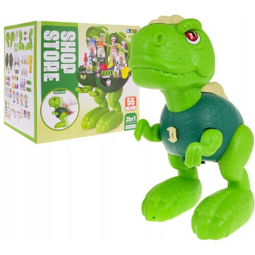  Trgovina za igru s motivom dinosaura - zelena Cene