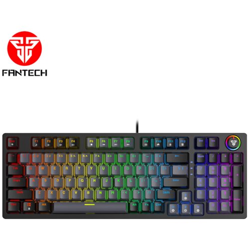 Fantech tastatura mehanička gaming MK890 rgb atom 69 siva (red switch) Cene