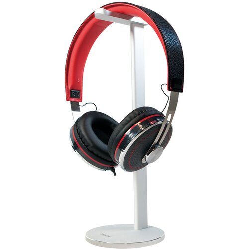 Logilink headphone stand, 276 mm height, anti-slip pads, aluminium Slike
