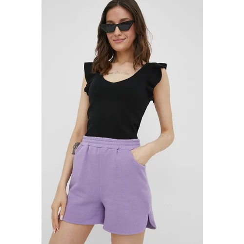Noisy May Kratke hlače ženske, vijolična barva