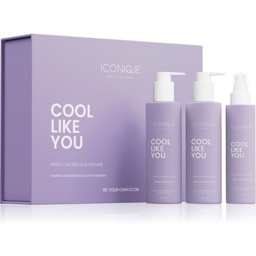 ICONIQUE Professional COOL LIKE YOU Perfect Blonde & Silver Violet set za nevtralizacijo rumenih odtenkov Cene