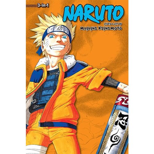 VIZ Media Masashi Kishimoto - Naruto 3 In 1 Edition, Vol. 4 Slike