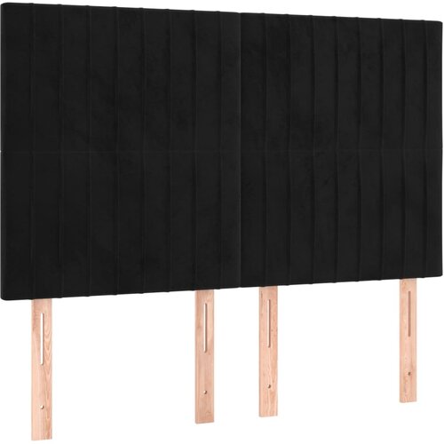  Okvir za krevet bez madraca crni 140 x 190 cm bar&amp;scaron;unasti Slike