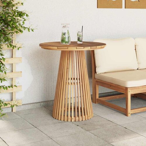  Bocni stol Smeđa 70 x 70 x 75 cm Čvrsto teak drvo Slike