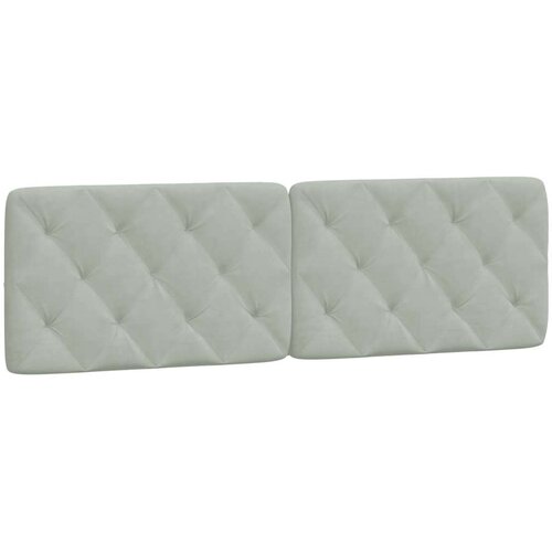 VidaXL Krevet s madracem svjetlosivi 160x200 cm bar&amp;scaron;unasti Slike