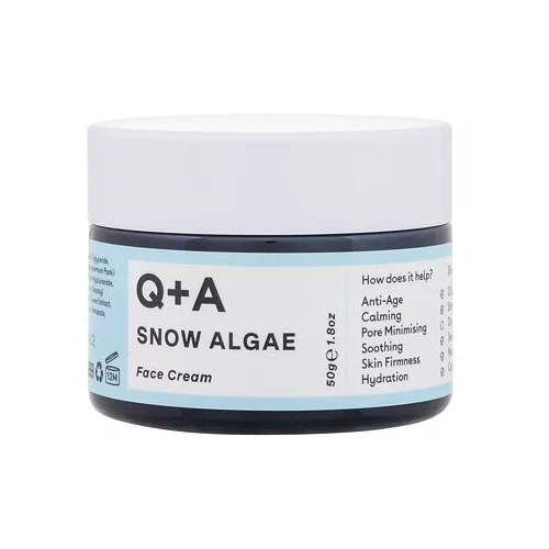 Q+A snow Algae Intensive Face Cream krema za intenzivnu njegu i pomlađivanje lica 50 g za žene