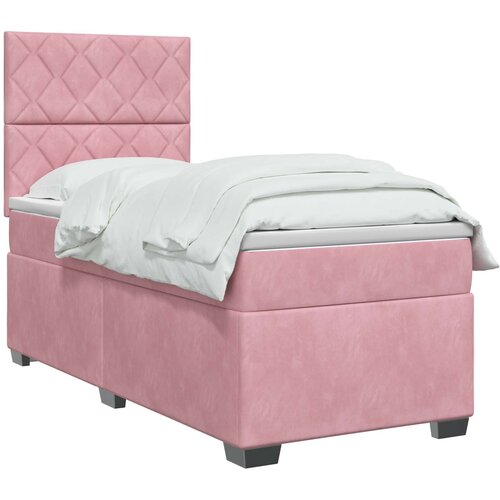  Boxspring krevet s madracem Ružičasta 90 x 200 cm Bar&amp;scaron;un Slike