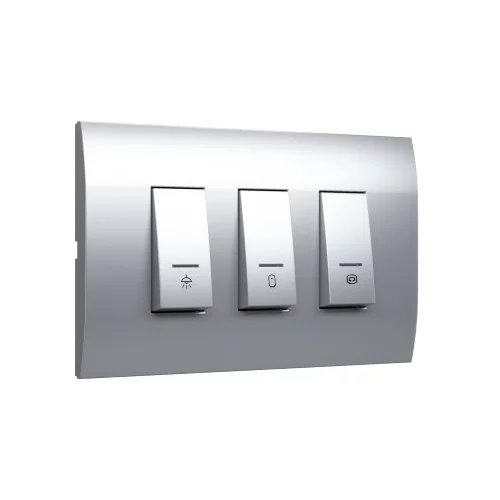 MODYS prekidač za kupaonicu Modys (Sive boje, Podžbukno, IP20)