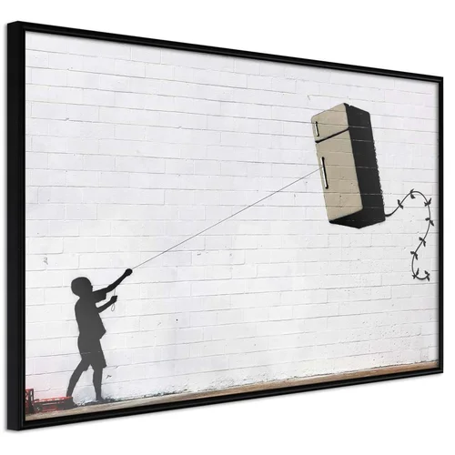  Poster - Banksy: Fridge Kite 60x40