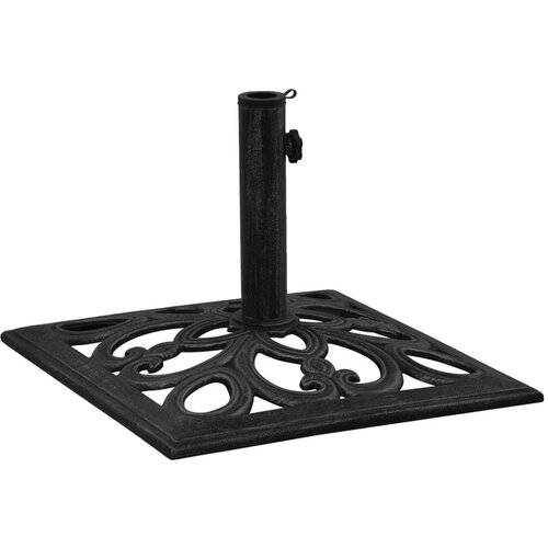 VidaXL Stalak za suncobran crni 47 x 47 x 33 cm od lijevanog željeza Slike