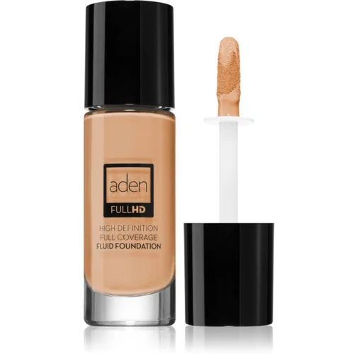 Aden Cosmetics Full HD Fluid Foundation dugotrajni tekući puder nijansa 04 Natural 20 ml