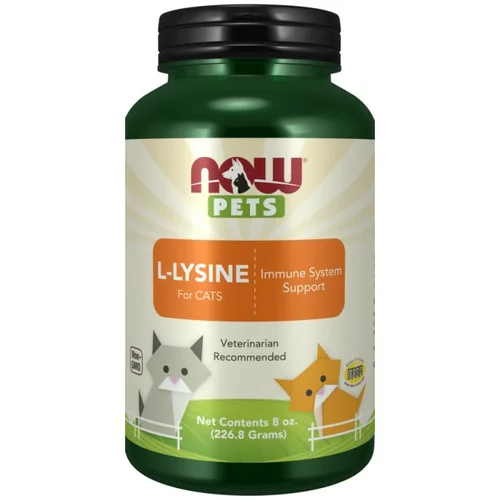 Now Foods L-Lizin za mačke NOW Pets (226 g)