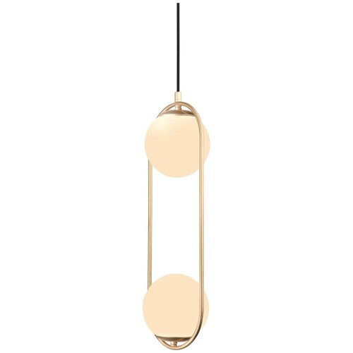 Squid Lighting Viseča svetilka v zlati barvi s steklenim senčilom ø 20 cm Arch – Cene