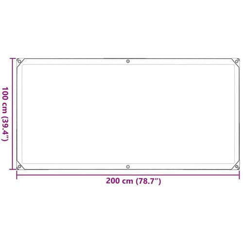 s rupama *Transparent*an 1 x 2 m Polietilen - 1 x 2 m Slike