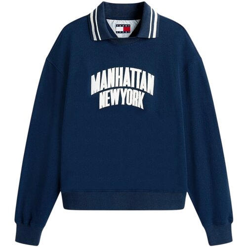 Tommy Hilfiger Majice z dolgimi rokavi TJC RLX PIQUE INTERL DM0DM21621 Modra Slike