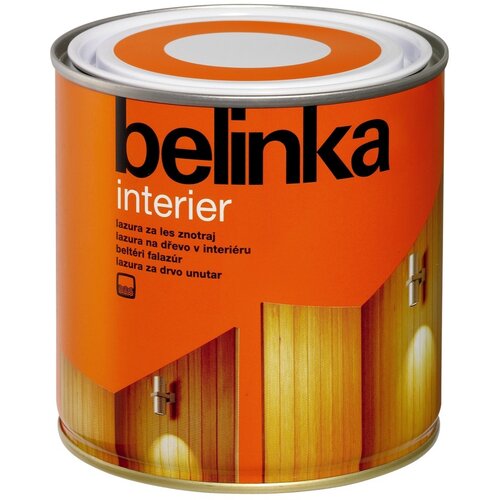 Belinka premaz za les interier 0,75 l, &amp;scaron;t. 61 naravno prosojna Slike