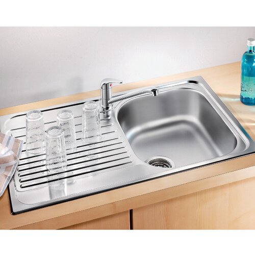 Blanco sudopera TIPO 45S compact inox prirodna dorada Rev Cene