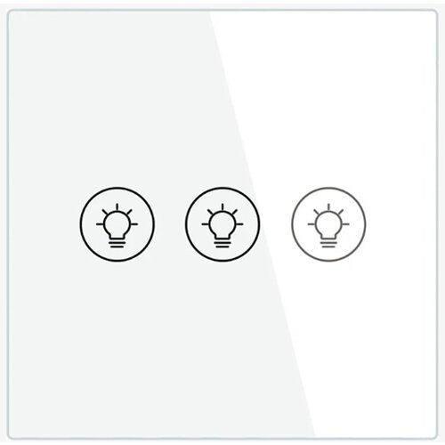 smart+ ZIGBEE MOES DIMER PREKIDAC EU SA 3 PREKIDACA BELI ZS-SR-EUD3-WH-MS Cene