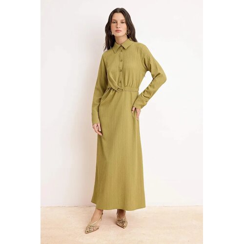 Trendyol Modest Ženska haljina Tctss26Eb00070, Kaki Cene