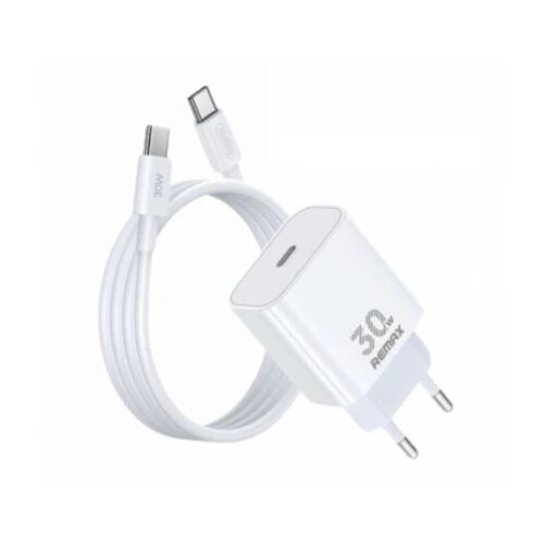 Remax SET:Strujni punjac Figen 30W USB+TIP C+ kabl TIP C na TIP C RP-U71, Slike
