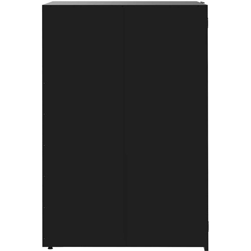  Spremi&amp;scaron;te za 2 kante za otpad crno 138 x 79 x 117 cm čelično Slike