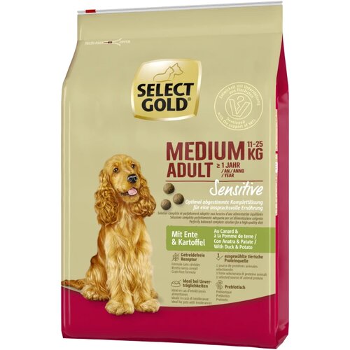 Select Gold Sensitive Adult Medium raca in krompir 4 kg Cene