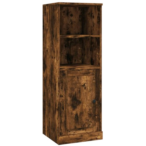 Maison Chic Komoda - Predalnik dimljeni hrast 36x35,5x103,5 cm inženirski les, (21718190) Slike