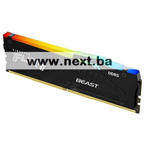 Kingston 64GB 5600MHz DDR5 RGB Fury Beast (2x32GB) CL40, XMP 3.0 Ready Cijene