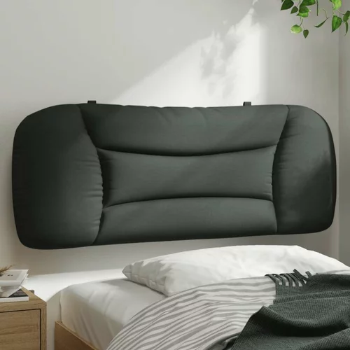 Jastuk za uzglavlje tamnosivi 100 cm od tkanine