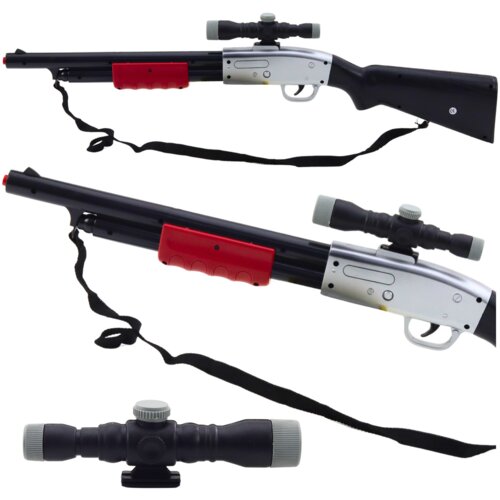  Pu&amp;scaron;ka za igru sa ni&amp;scaron;anom i zvučnim efektima 65cm - crna Slike