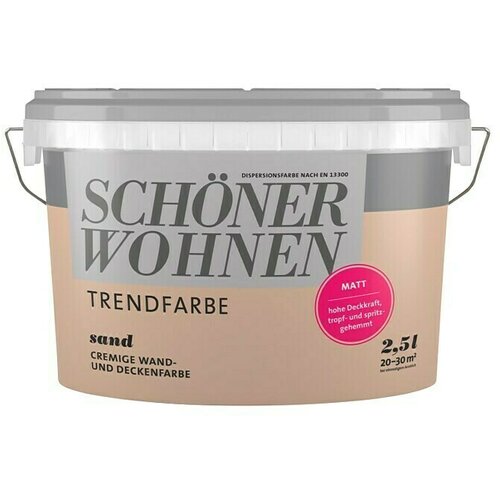  Unutarnja disperzijska boja SCH&amp;Ouml;NER WOHNEN Trend (Sandstone, 2,5 l) Slike