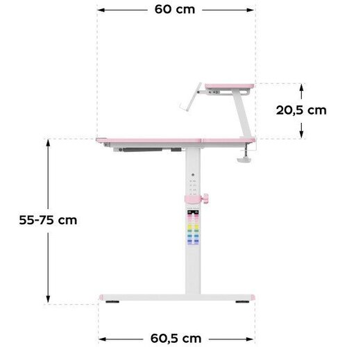  dječji stol Study 3.7 Pink 90 cm Slike